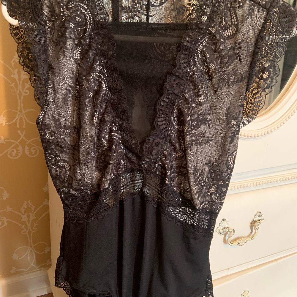 2/20 Lacey body suit